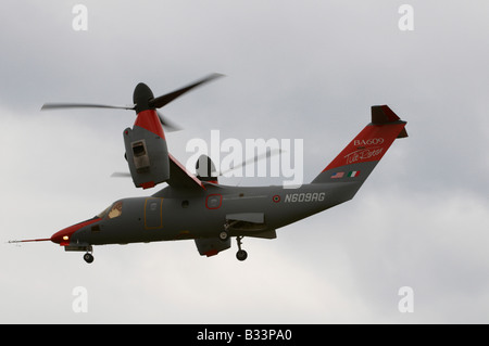 Bell Agusta BA 609 Tilt Rotor Farnborough Air Show 2008 Stockfoto