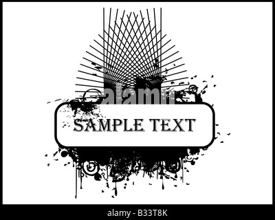 Grunge und Kreise Stockfoto