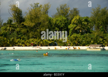 Wassersport am Muri Beach, Rarotonga, Cook-Inseln Stockfoto