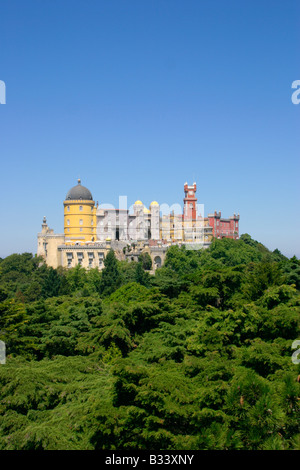 Pena-Palast in Sintra bei Lissabon in Portugal Stockfoto