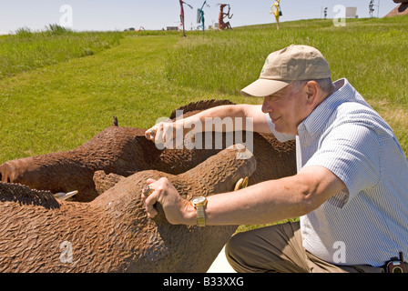 Porter Skulpturenpark Montrose SD USA Stockfoto