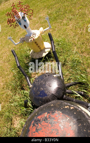 Porter Skulpturenpark Montrose SD USA Stockfoto