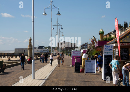 Strandpromenade Lowestoft Stadt Suffolk East Anglia England uk gb Stockfoto