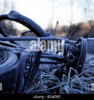 ein altes Fahrrad Stockfoto