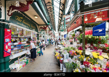 Innenministerium der Edwardian Kirkgate Market, Leeds, West Yorkshire, England Stockfoto