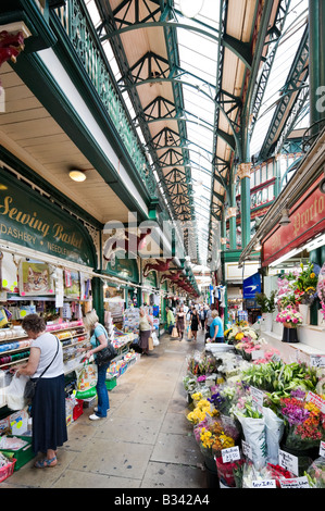 Innenministerium der Edwardian Kirkgate Market, Leeds, West Yorkshire, England Stockfoto