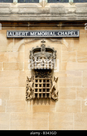 Albert Memorial Chapel, Windsor, Nahaufnahme Stockfoto