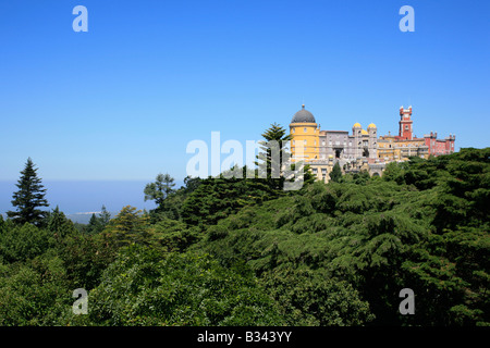 Pena-Palast in Sintra bei Lissabon in Portugal Stockfoto