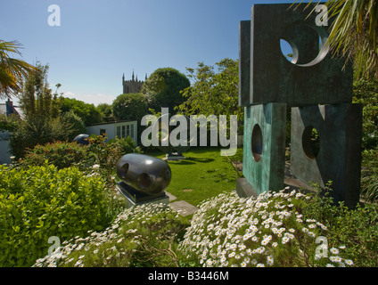 Barbara Hepworth Museum und Garten in St Ives Cornwall West Country England UK Großbritannien GB Großbritannien britische Inseln Stockfoto