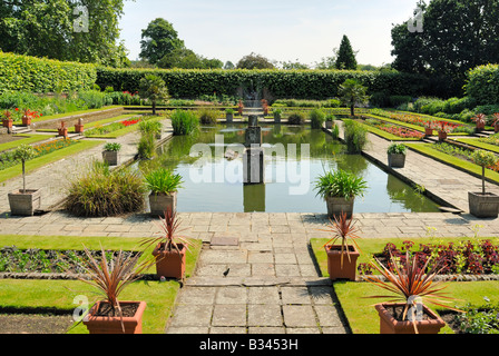 Versunkene Garten, Kensington Gardens, Kensington Palace, London Stockfoto