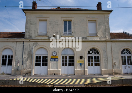 Avenay Val-d ' or-Bahnhof Champagne-Ardenne Frankreich Stockfoto