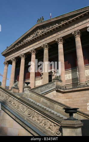 Außenansicht der alten Nationalgalerie alte National Galerie Museumsinsel Berlin Deutschland Juni 2008 Stockfoto