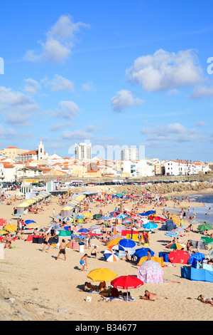 Strand von Figueira da Foz, Costa de Prata, Portugal Stockfoto