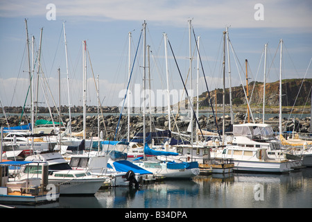 Boote in der Marina in Coffs Harbour an der Ostküste von Australien Stockfoto