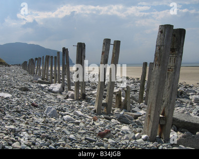 Penmaenmawr Beach, North Wales Stockfoto