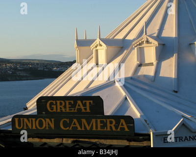 Das Dach der Great Union Camera Obscura, Douglas, Isle of man Stockfoto