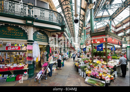 Innenministerium der Edwardian Kirkgate Market, Leeds, West Yorkshire, England Stockfoto