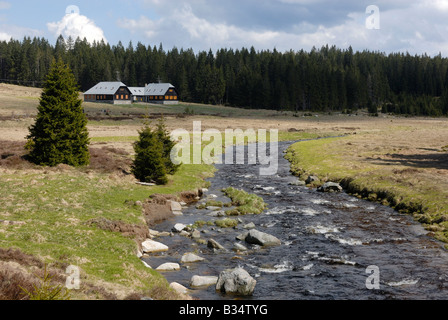 Modrava Roklansky Potok Nationalpark Sumava Tschechien Stockfoto