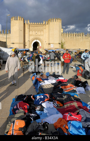 Bab el Mahrouk Fes Fes el Bali medina Stockfoto