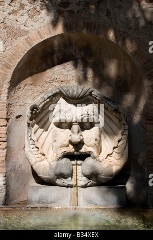 Santa Sabina Brunnen in Piazza Pietro d' Illiria, Rom, Italien Stockfoto