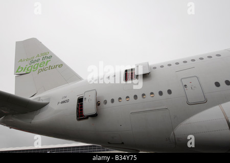 Airbus A380-842 Farnborough Air Show 2008 Stockfoto