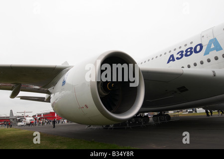 Airbus A380-842 Farnborough Air Show 2008 Stockfoto