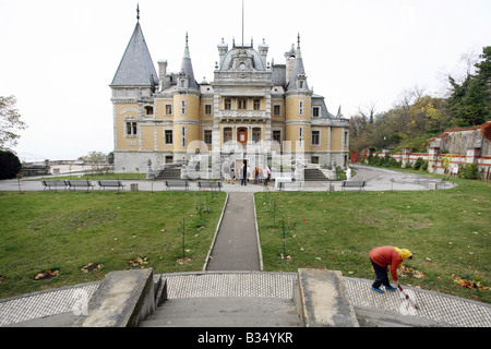 Der Massandra-Palast in Jalta, Ukraine Stockfoto