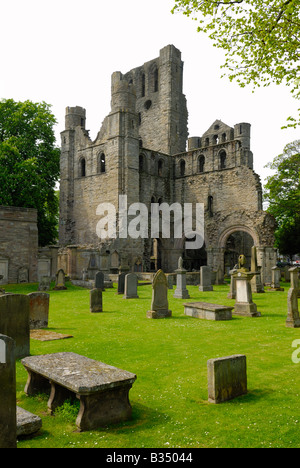 Ruinen der Kelso Abbey Scottish Borders UK Stockfoto