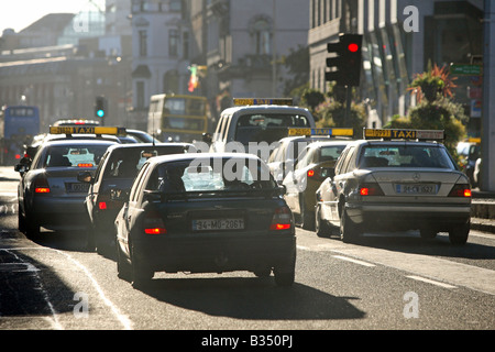 Rush Hour im Zentrum Stadt, Dublin, Irland Stockfoto