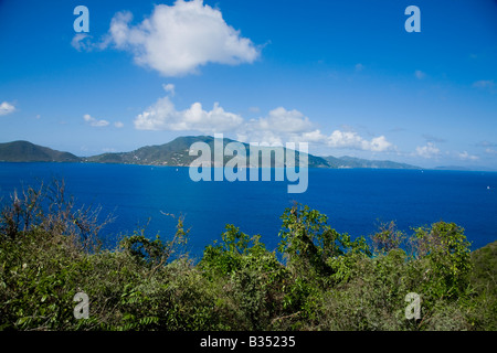 British Virgin Islands in der Sir Francis Drake Kanal von St John in den US Virgin Islands Stockfoto