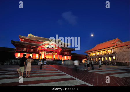 Seiden, Haupthalle, Schloss Shuri, Naha, Okinawa, japan Stockfoto