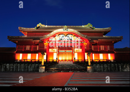 Seiden, Haupthalle, Schloss Shuri, Naha, Okinawa, japan Stockfoto