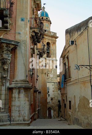 Ibla UNESCO Welterbegebiet, Ragusa, Sizilien Stockfoto