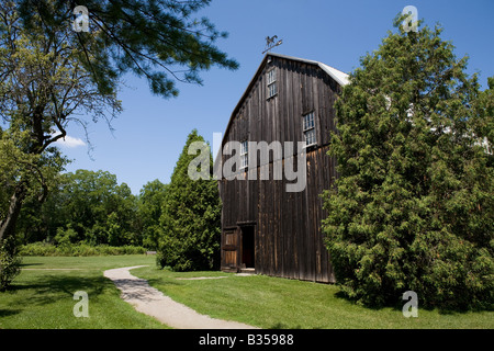 Rustikale Scheune im ländlichen Ontario, Kanada Stockfoto