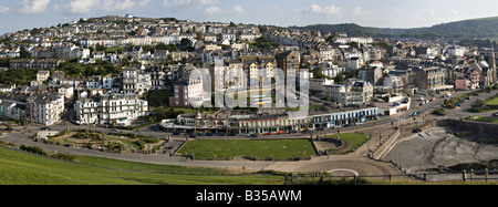 Panorama Ilfracombe Küstenstadt Norden Devon England uk gb Stockfoto