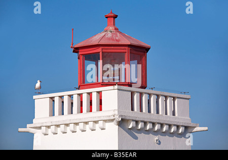 Brockton Point Lighthouse im Stanley Park, Vancouver, Britisch-Kolumbien, Kanada Stockfoto