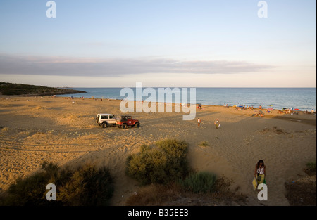 Eloro Strand Noto Marina Sizilien Italien Stockfoto