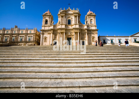 Kathedrale von Noto-Sizilien-Italien Stockfoto