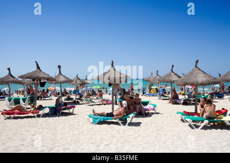 Kann Pastilla Strand Mallorca Mallorca Spanien Stockfoto