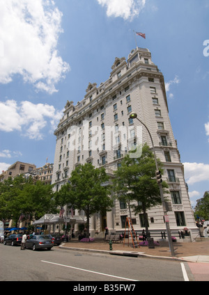 Washington DC Willard InterContinental Hotel 1401 Pennsylvania Avenue. Stockfoto