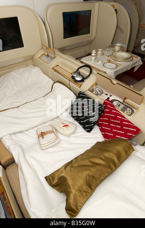 First Class Air India Boeing 777-300ER Farnborough Air Show 2008 Stockfoto