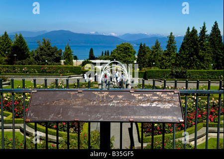 UBC Rosengarten Vancouver BC Kanada Stockfoto
