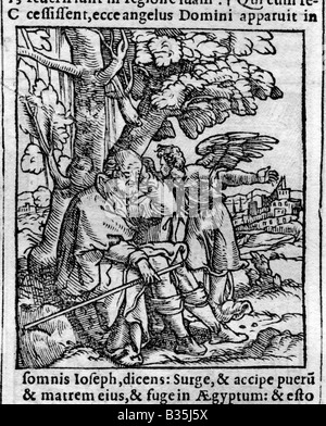 Illustration von alten Buch der Bibel gedruckt in Venedig Italien 1573 Stockfoto