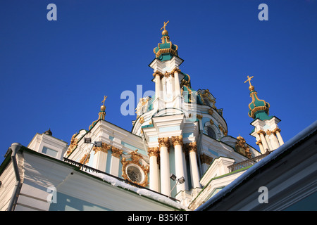 St Andrews, Kirche in Kiew Ukraine Osteuropa Stockfoto