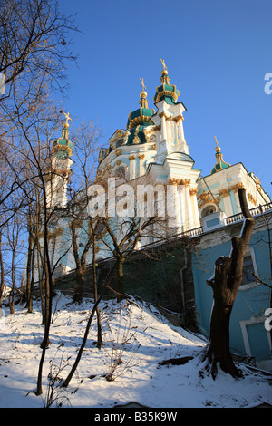 St Andrews, Kirche in Kiew Ukraine Osteuropa Stockfoto