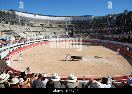 Roman Arena in Arles, Frankreich Stockfoto