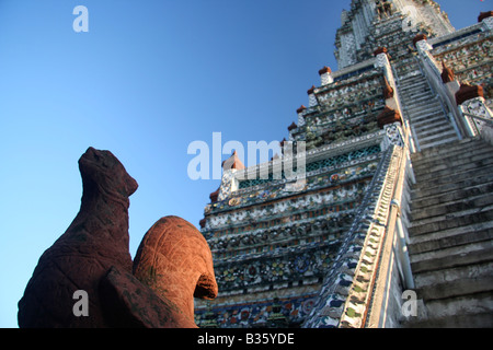 Wat Arun aus nächster Nähe Stockfoto