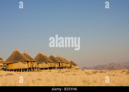 Sossus Dune Lodge eines neu renovierten Safari Namibia Wildlife Resorts NWR in der Sossusvlei-Gebiet von zentral-Namibia Lodges Stockfoto