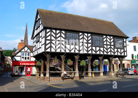 17. Jahrhundert Markt Haus, High Street, Ledbury, Herefordshire, England, Vereinigtes Königreich Stockfoto