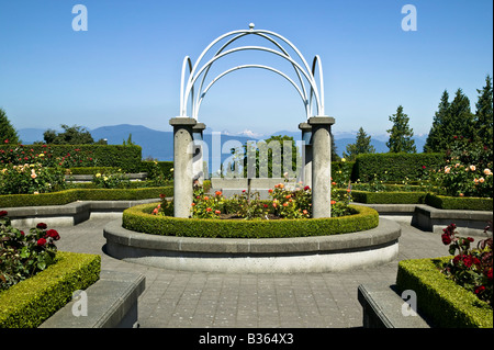 UBC Rosengarten Vancouver BC Kanada Stockfoto